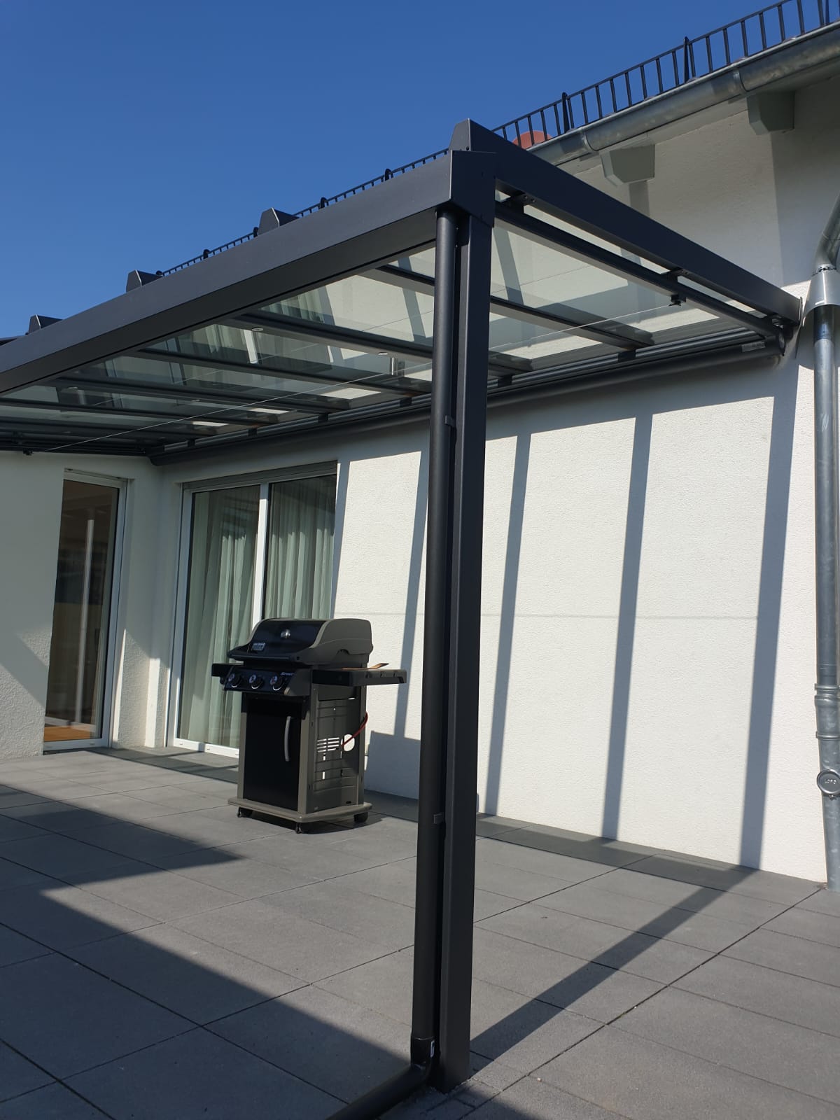 Freistehende Terrassenüberdachung